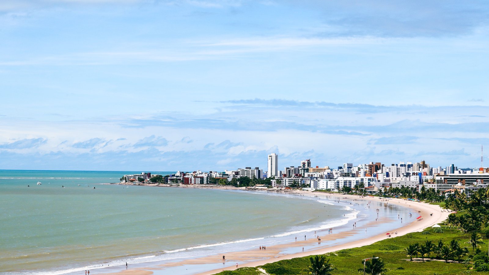 Vista do litoral de João Pessoa, sede da Coppa Empreendimentos
