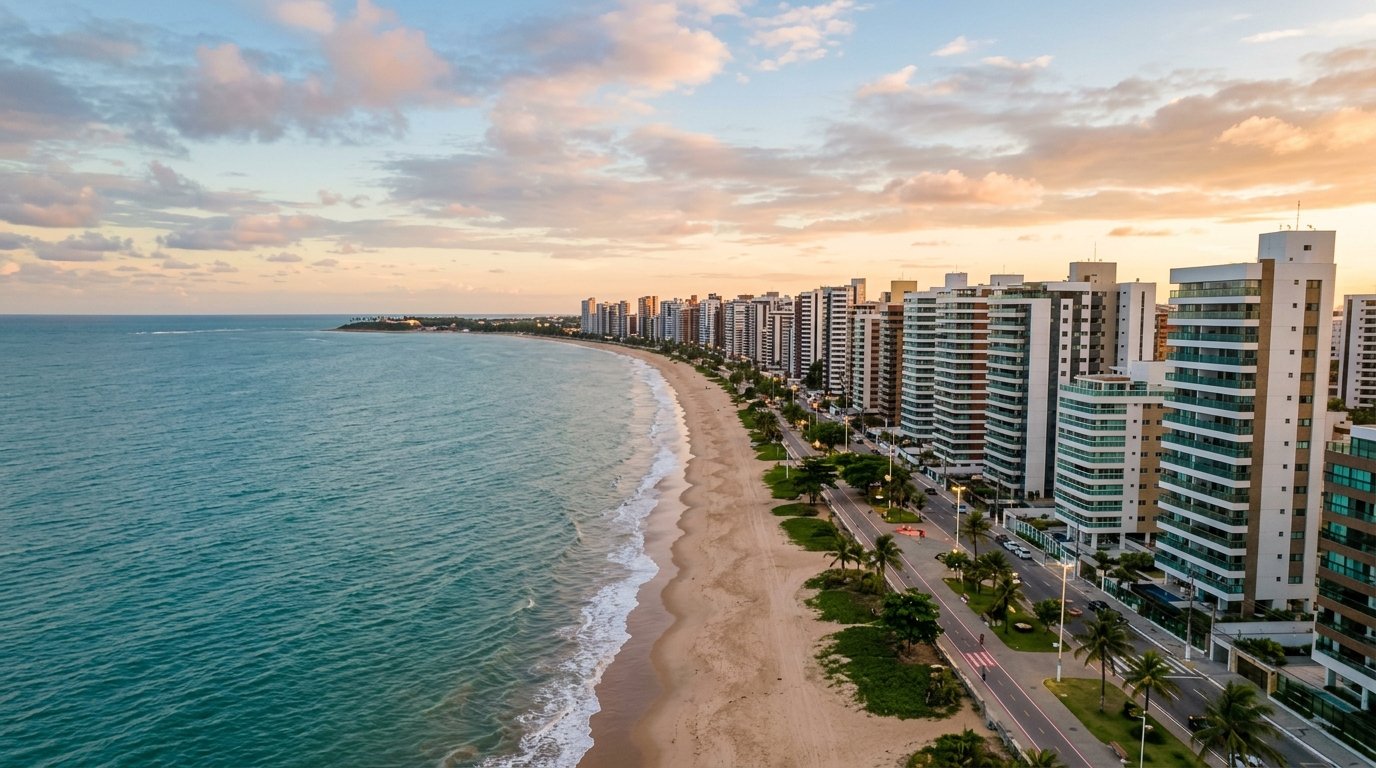 Orla de João Pessoa com desenvolvimento imobiliário