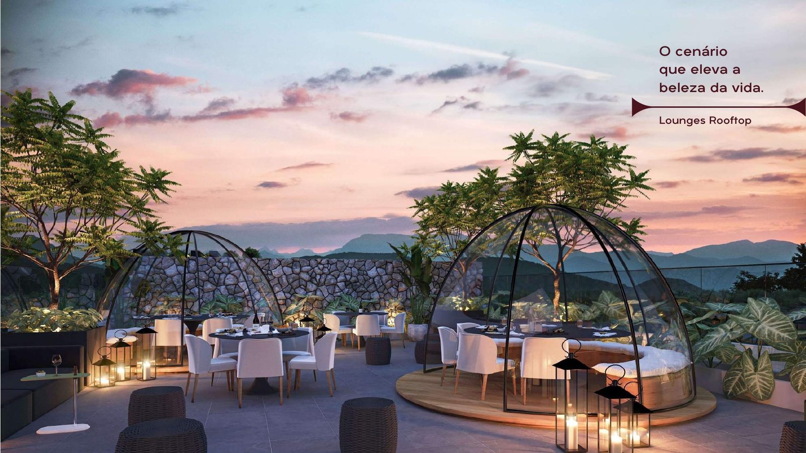 Lounge rooftop do Vinno
